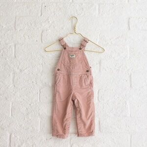 OshKosh B'gosh Pink Kids Overalls - Corduroy - Girls 18 Months